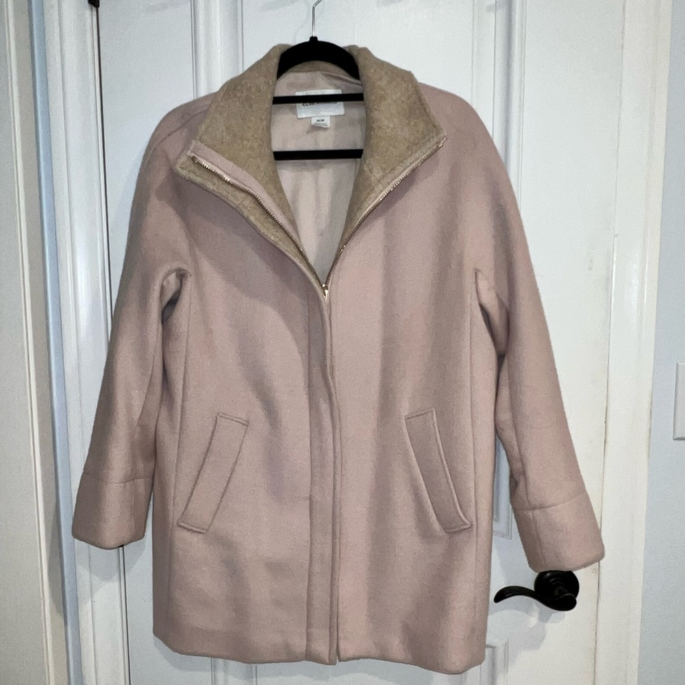 Pink club Monaco wool coat/jacket (XS)